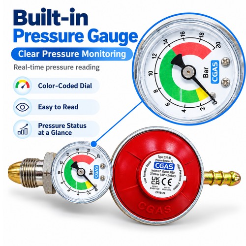 Propane gas regulator - regulator, with