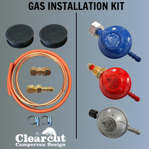 Campervan gas hob installation - hob,