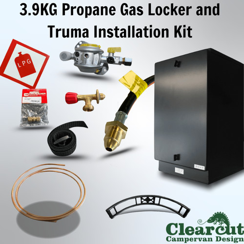 9kg propane gas locker - 3.9kg,
