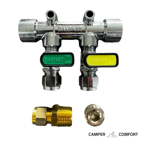 Way gas manifold 8mm - way,