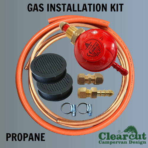 Campervan gas hob installation - campervan,