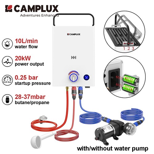 Camplux 10l instant gas - camplux,