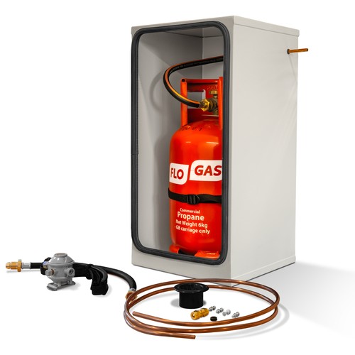 Grey gas locker - gas,