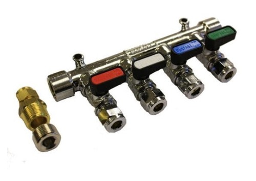 8mm way gas manifold - 4,